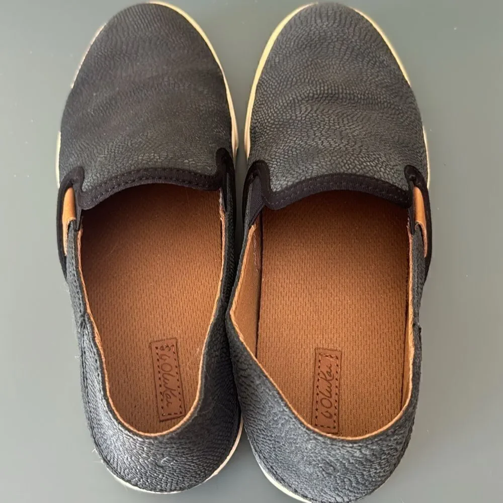 OLUKAI Pehuea Leather Drop-In Sneaker